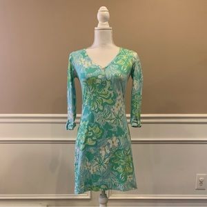 Lily Pulitzer Green and Blue Dress